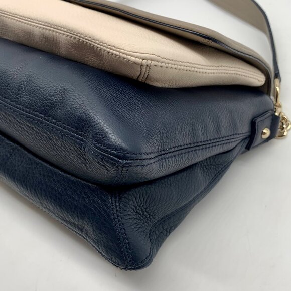 Kate Spade New York Leather Tri-Colorblock Mansfield Lottie Shoulder Bag - Picture 8 of 12